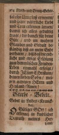Sterbe-Gebete