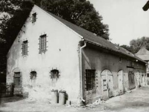 Schlettau, Schloss, Remise, Hofansicht