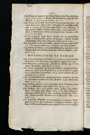 116-128, Mythologie Et Fables. - Dialogues Et Entretiens.