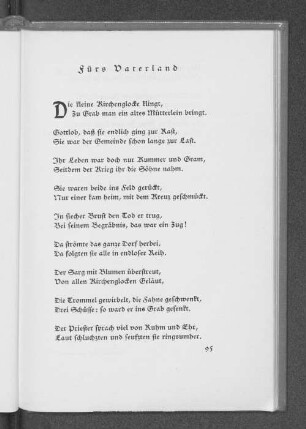 Fürs Vaterland