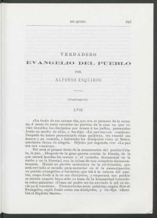 Verdadero Evangelio del Pueblo : LVII - LXI