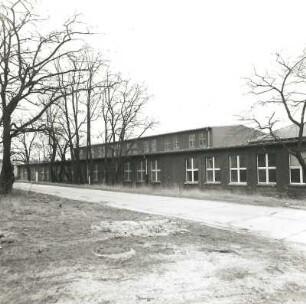 Cottbus, Paul-Hornick-Straße. Paul-Hornick-Kaserne (um 1936). Barackengebäude