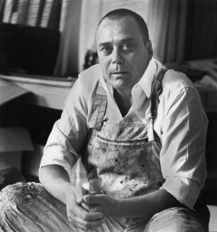 Günther Uecker (geb. 1930; deutscher Maler und Objektkünstler; german painter). 1986