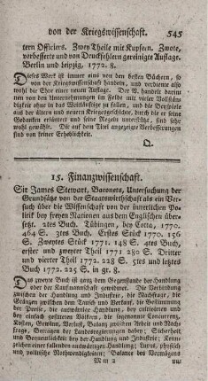 15. Finanzwissenschaft.