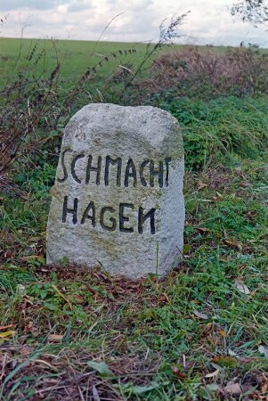 Grenzstein [Nr. 147] zwischen Pölitz und Schmachthagen: Seite Schmachthagen