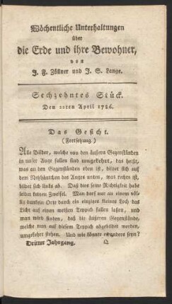 Sechzehntes Stück