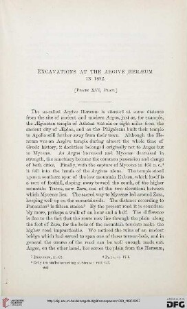6.1890-97: [Excavations and discoveries at the Argive Heraeum, 1892-1895]