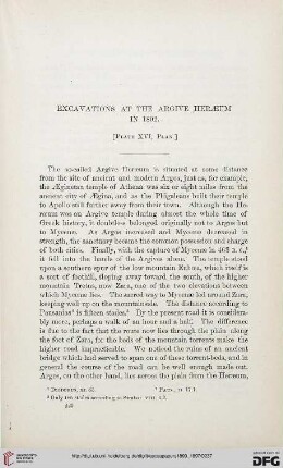 6.1890-97: [Excavations and discoveries at the Argive Heraeum, 1892-1895]