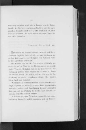 Hamburg, den 12. April 1905