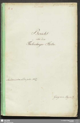 Bericht über den Thelersberger Stolln - 18.7108 4.