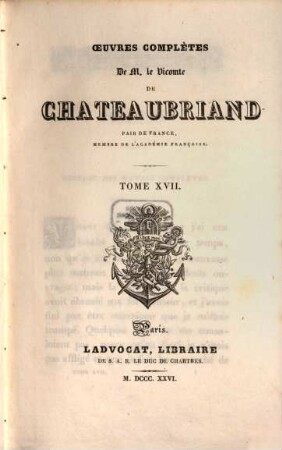 Oeuvres complètes de Chateaubriand, 17. Les martyrs : tome 1