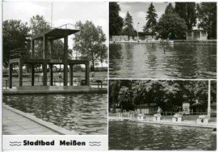 Meißen. Stadtbad 3-tlg.
