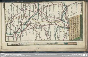 No. XVI. Post-Route von Nürnberg über Bamberg, Meiningen, Gotha, nach Cassel, und Göttingen, über Schweifurth, nach Fulda