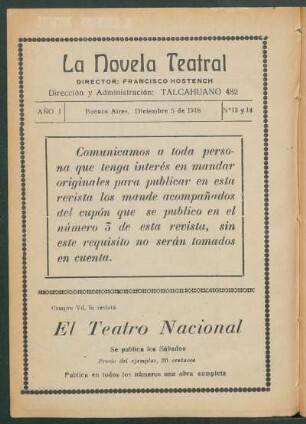 1918001314: Después del arribo : ensayo dramático
