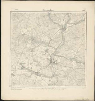 Messtischblatt 1603 : Hermannsburg, 1901 Hermannsburg : Hermannsburg. - Aufn. 1899. - 1:25000. - [Berlin]: Reichsamt für Landesaufnahme, 1901. - 1 Kt.