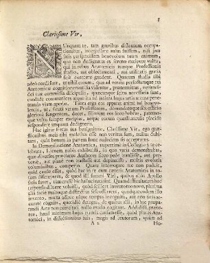 Epistola problematica ... : ad virum clarissimum Fredericum Ruyschium, M.D. anatomiae et botanices professorem, 4. De Glandulis, Fibris, Cellulisque Lenalibus, & ect.