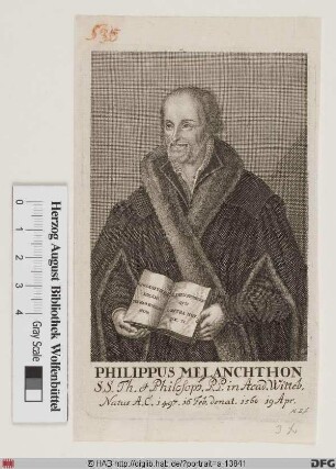 Bildnis Philipp Melanchthon (eig. Schwarzerdt)