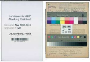 Entnazifizierung Franz Dautzenberg , geb. 05.05.1896 (Friseur)
