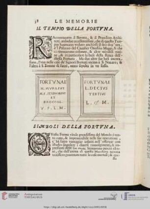 Il Tempio della Fortuna