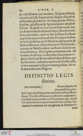 Definitio Legis diuinae