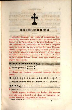 Vilsecker's Choral-Werke. 1, Officium Defunctorum : juxta usum ecclesiae Romanae
