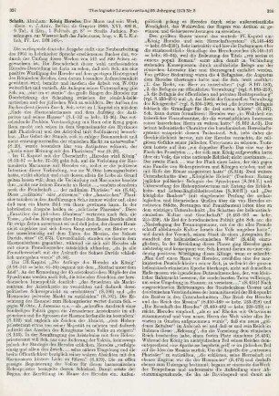 337-340 [Rezension] Šallîṭ, Avrāhām, König Herodes