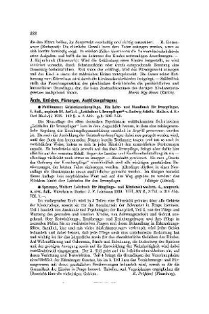 Ärzte, Erzieher, Fürsorger, Ausbildungsfragen