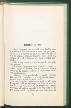 Salvando la cana
