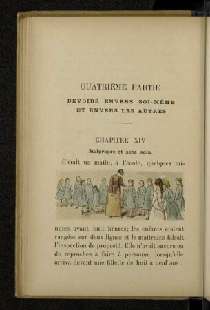 Quatrième partie Devoirs envers soi-même et envers les autres