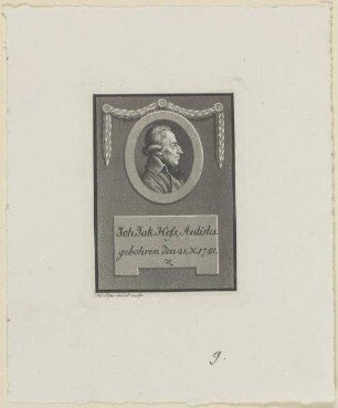 Bildnis des Johann Jacob Hess