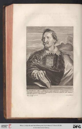 Gaspard Gevart, jurisconsulte, historiographe de l'empereur, greffier d'Anvers