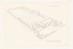 Siedlergarten 1500 qm: Perspektivische Ansicht (Vogelschau)