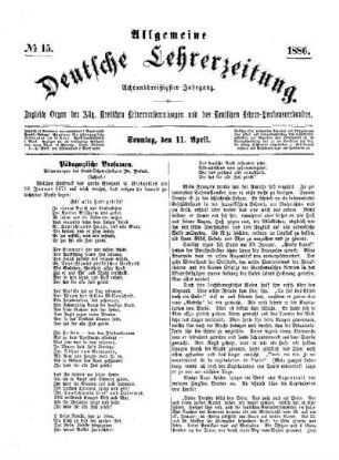 Pädagogische Brosamen : Erinnerungen des Kreis-Schulinspektors Franz Polack ; (Schluß)