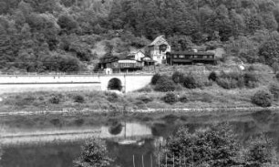 Reinhardtsdorf-Schöna-Schöna. Gelobtbachmühle von Tschechien aus