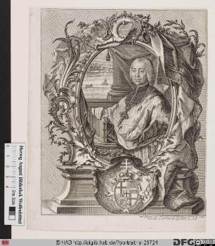 Bildnis Franz Conrad (Reichsfrhr. von Rodt), 1751-75 Fürstbischof von Konstanz
