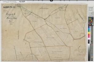 Bilme (Ense), Zusammenlegung in der Feldmark Bilme, Urkarte 2 Flur 1