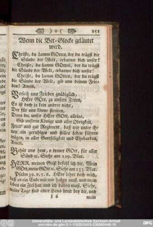 Wenn die Bet-Glocke geläutet wird.