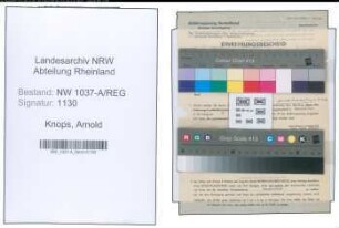 Entnazifizierung Arnold Knops , geb. 00.00.0000 (Schulrat)