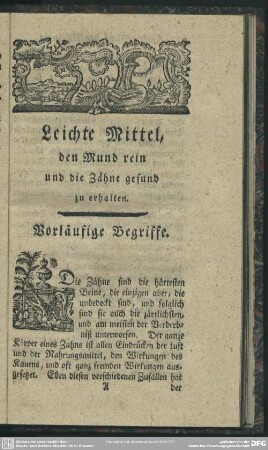 Vorläufige Begriffe