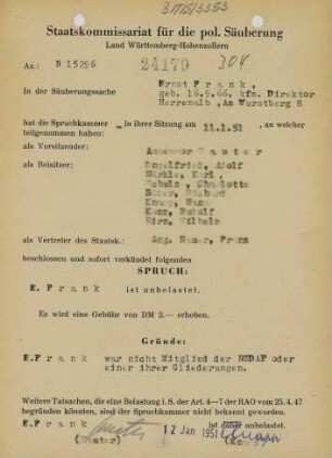 Frank, Ernst