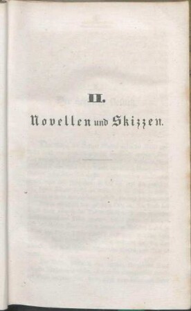 II. Novellen und Skizzen.