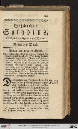 Neuntes Buch