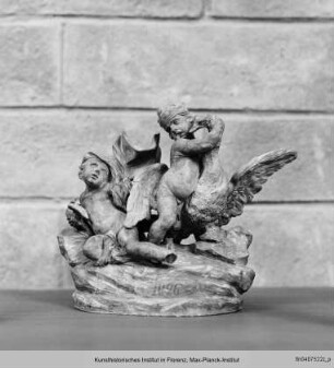 Puttengruppe mit Schwan - Gruppo di putti che scherzano con un cigno
