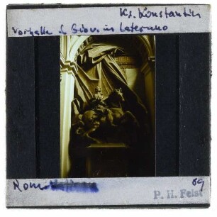 Rom, Peterskirche,Bernini, Die Vision des Kaisers Konstantin