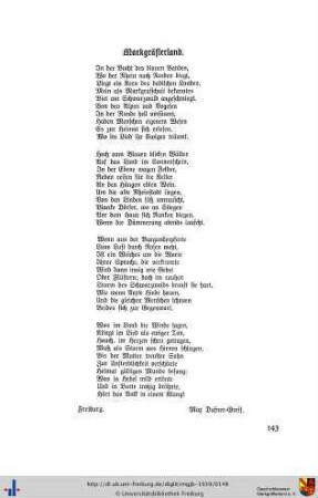 Markgräflerland (Gedicht)