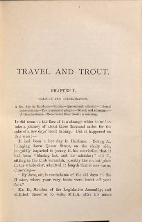 Travel and trout in the antipodes : An angler's sketches in Tasmania and New Zealand. By William Senior