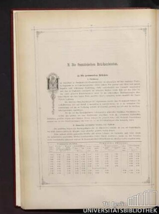 E. Die französischen Brückenbauten.