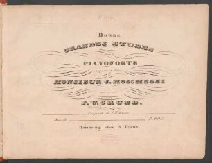 Douze Grandes Etudes pour le Pianoforte : Oeuv. 21