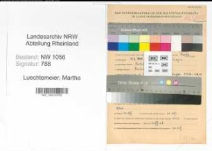 Entnazifizierung Martha Luechtemeier , geb. 12.02.1910 (Lehrerin)