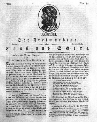 Nro. 84., Freitag den 27. April
